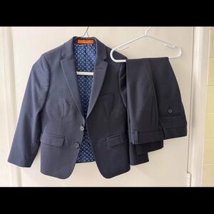 TALLIA Kids Navy Blazer and Pants Set